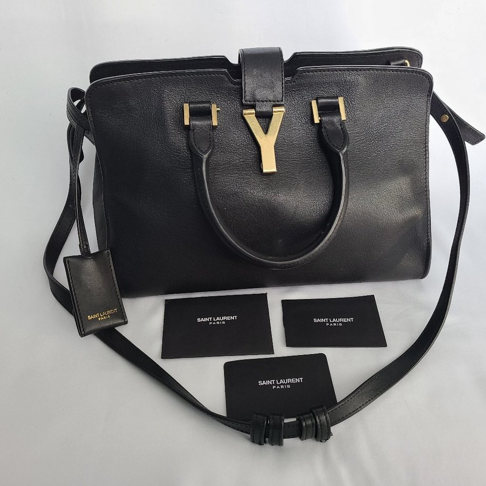 Authentic Saint Laurent Classic Y Cabas Bag